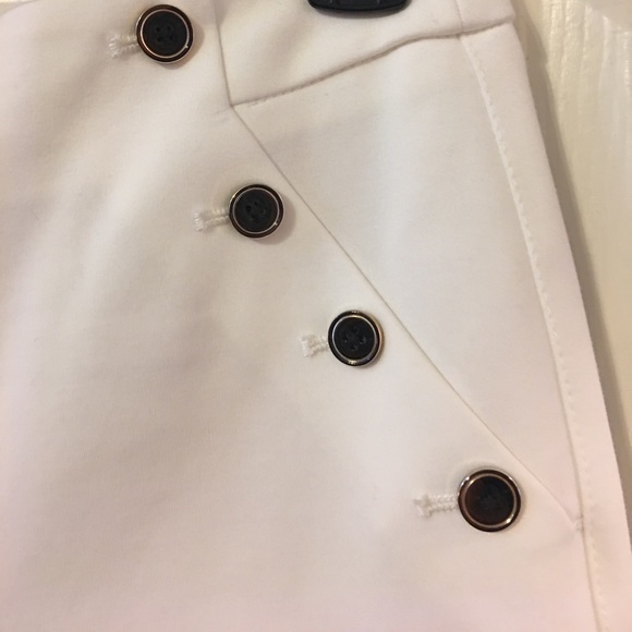 WHBM Ecru Ponte Pants - Picture 3 of 6